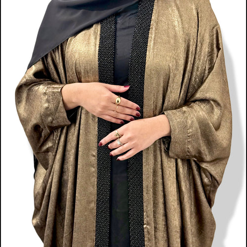 Gold Shimmer Abaya