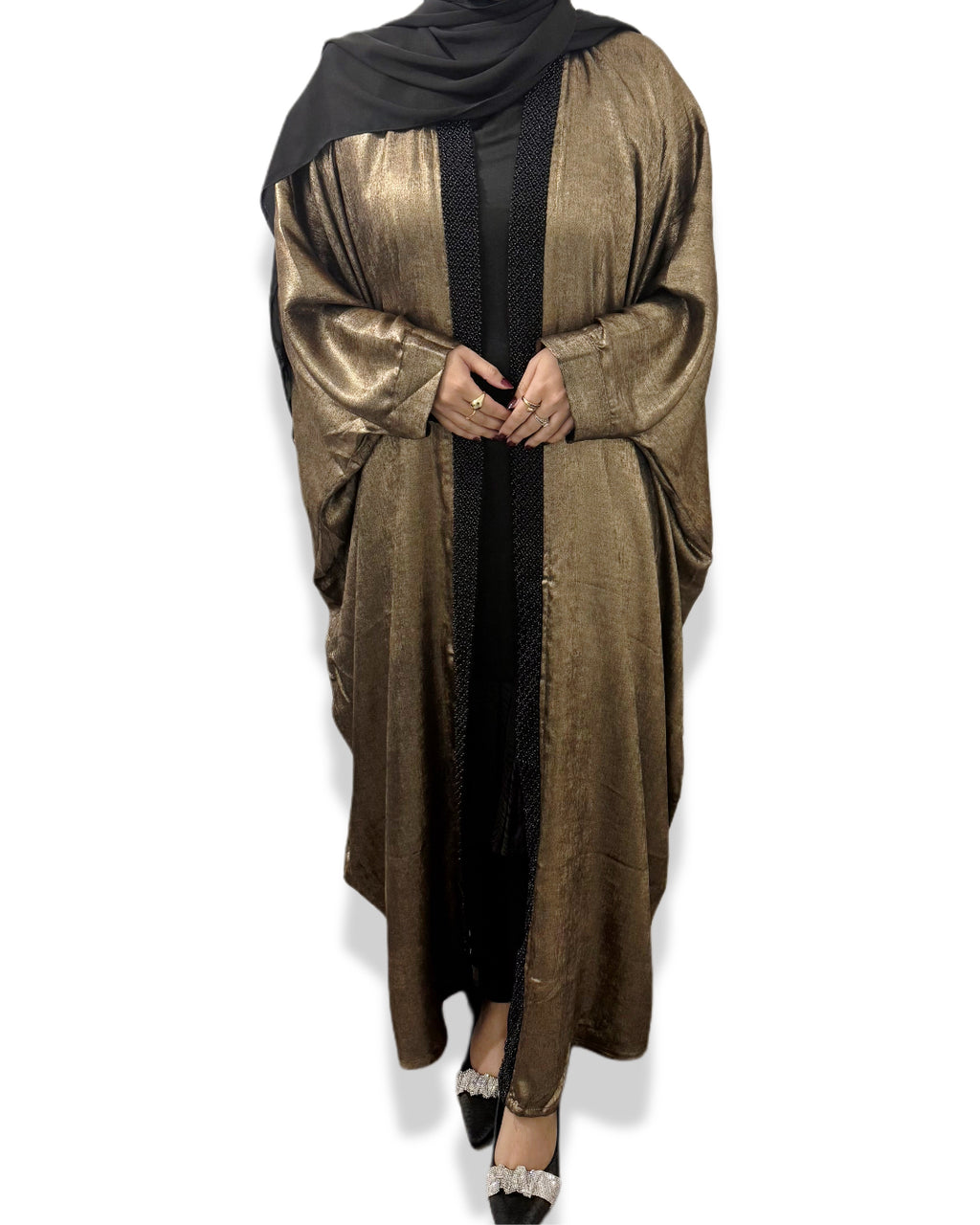 Gold Shimmer Abaya