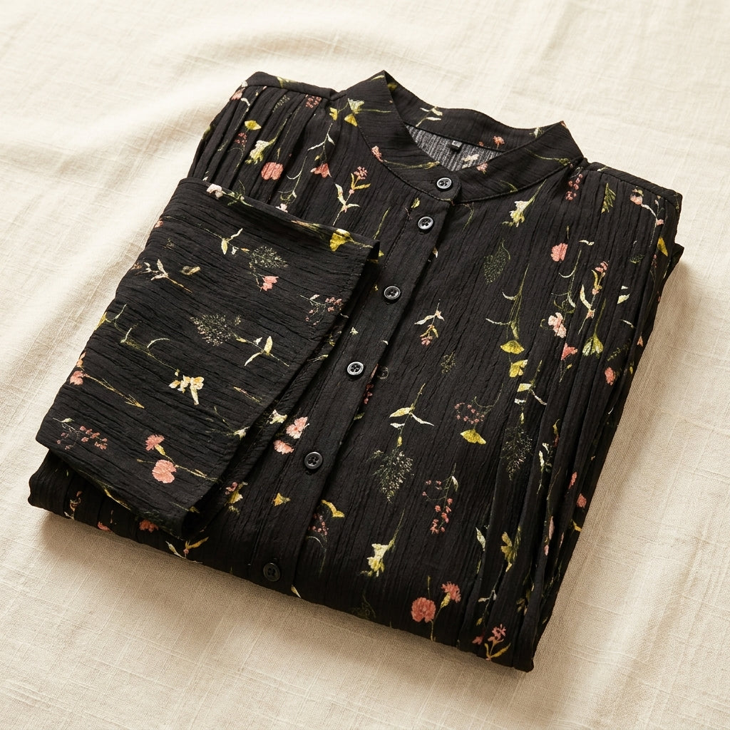 black-botanical-kimono — folded