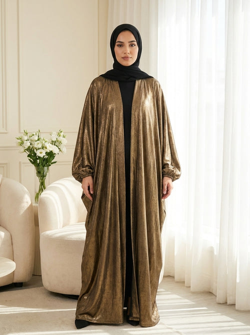 gold-shimmer-abaya — lifestyle